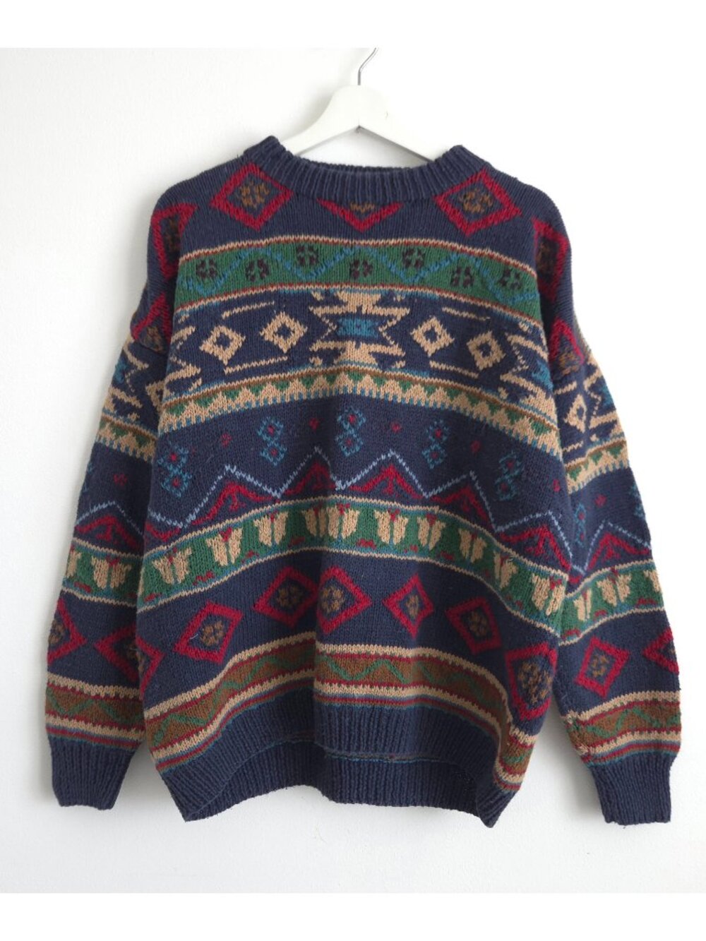 Vintage 90s Geometric Pattern Sweater